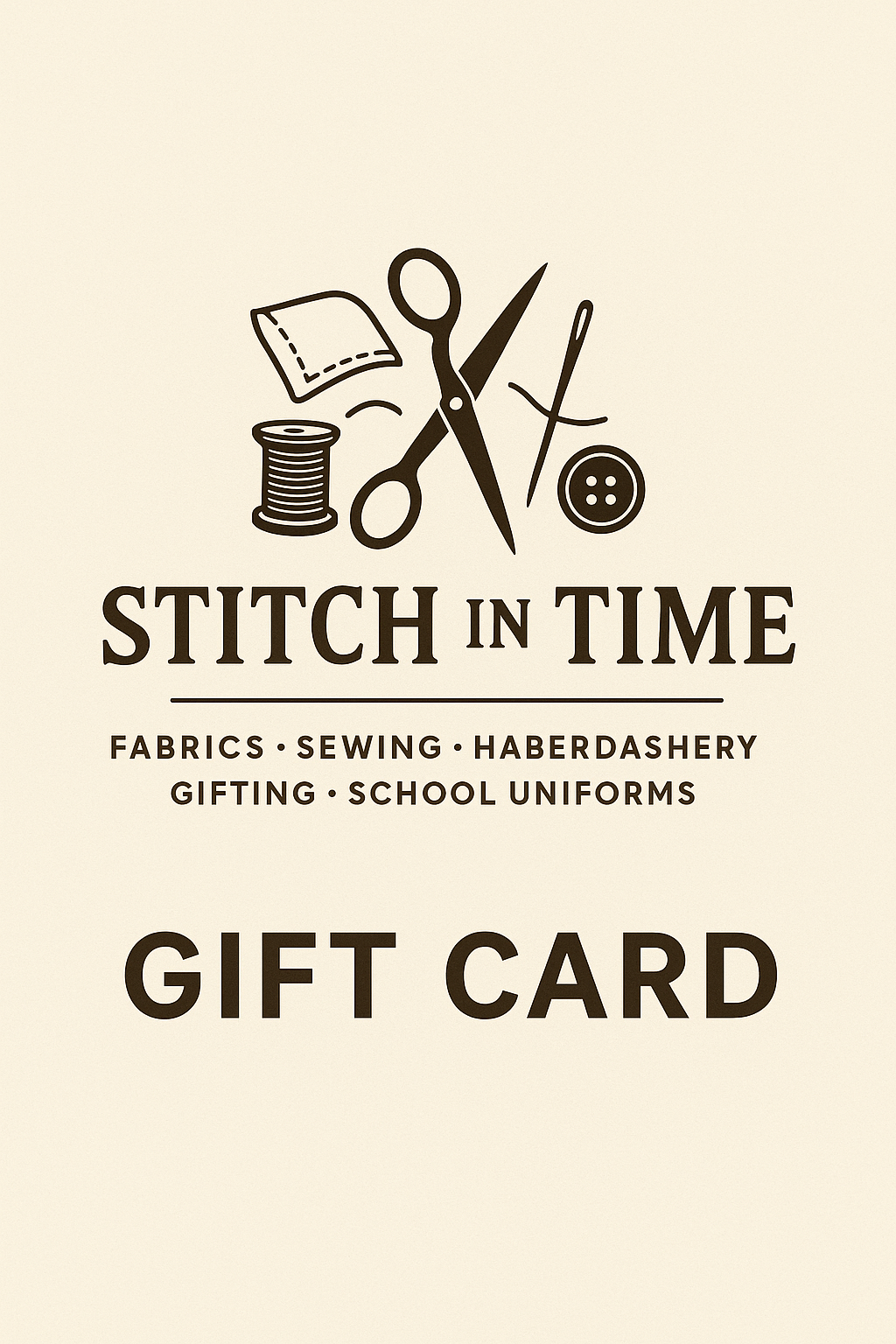 Stitch In Time Gift Card